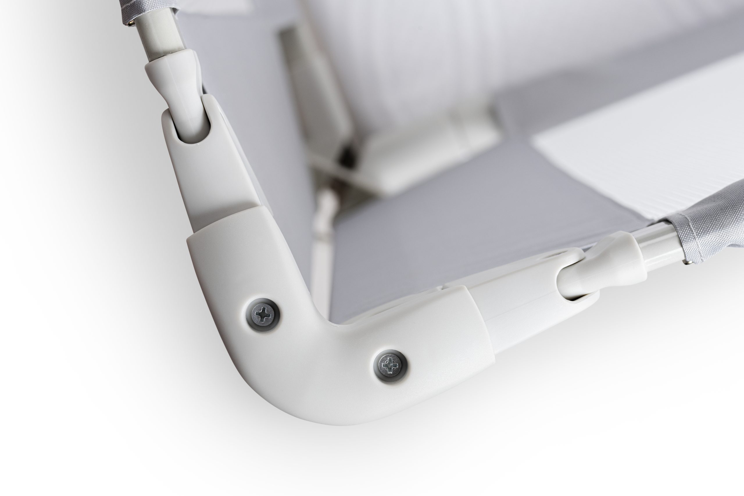 Set 2 barandas Gris Para cama 2 plazas 150x190 cm Altura colchón hasta 38 cm - Imagen 15