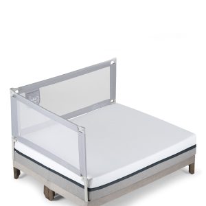 Set 2 barandas Gris Para cama 1 Plaza y media 90x190 cm Altura colchón hasta 38 cm