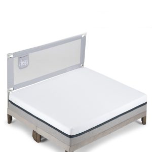 Set 2 barandas Gris Para cama 1 Plaza y media 90x190 cm Altura colchón hasta 38 cm